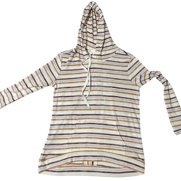 Market & Spruce (S) Striped Hooded Pullover Long Sleeve Sweatshirt - Stitch Fix - Picture 10 of 12